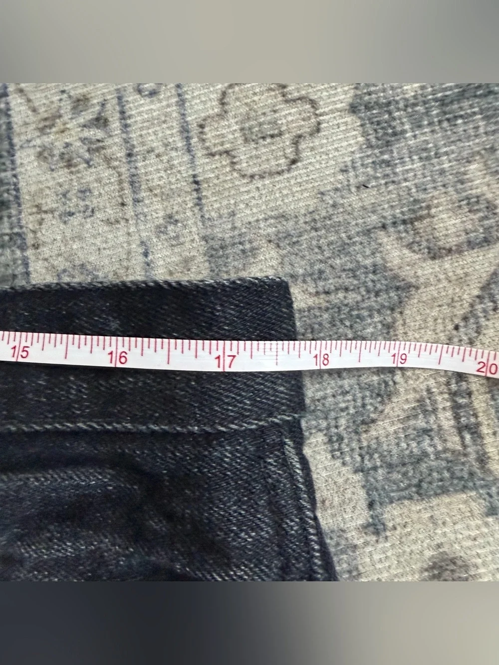 Freenote Cloth Mens Wilkes Western Cut Japanese Selvedge Denim Jeans Sz 35 Black